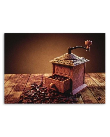 Wandbild für Wohnzimmer - Kaffeemühle | Feeby