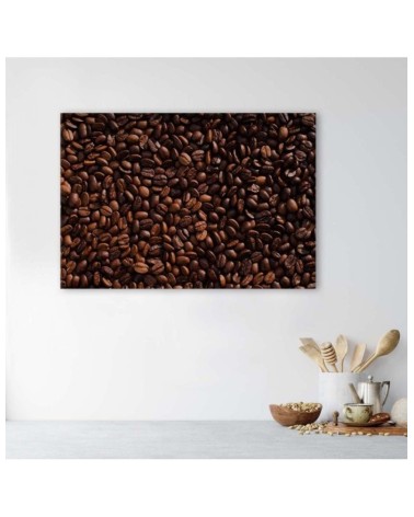 Dekoratives Leinwandbild - Kaffeebohnen | Feeby