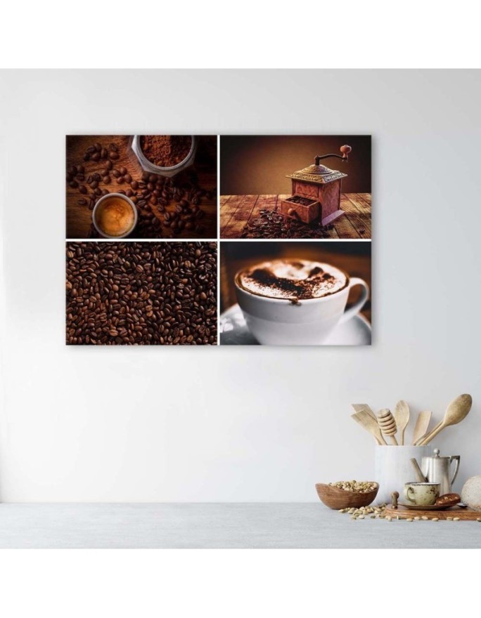 Stylish Canvas paintings for the kitchen - Coffee beans grinder | FEEBY