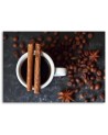 Canvas painting for the kitchen - Cinnamon coffee cup | FEEBY