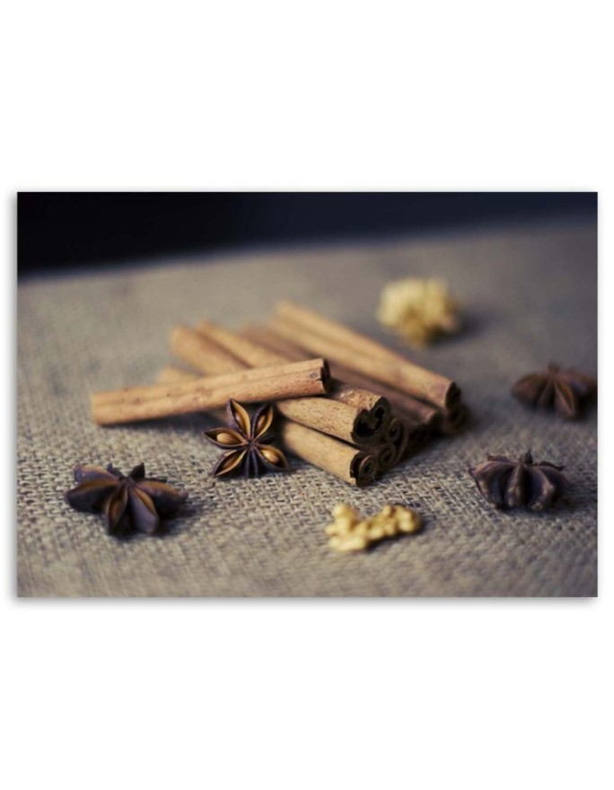 Decorative canvas painting - Cinnamon sticks for the kitchen | FEEBY