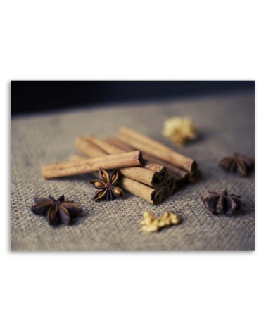 Leinwandbild - Zimtstangen zur Dekoration | Feeby