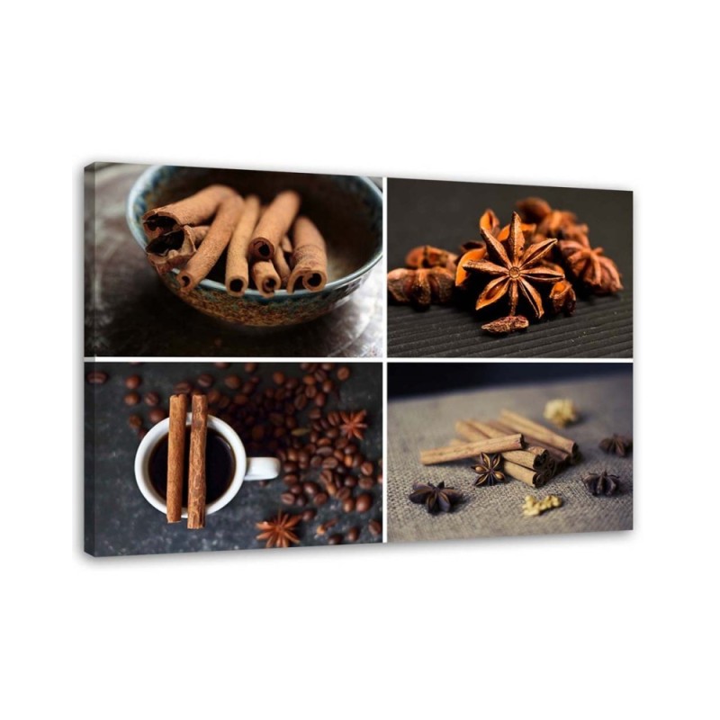 Bild auf Leinwand - Zimt zur Dekoration | Feeby