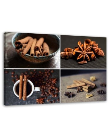 Bild auf Leinwand - Zimt zur Dekoration | Feeby