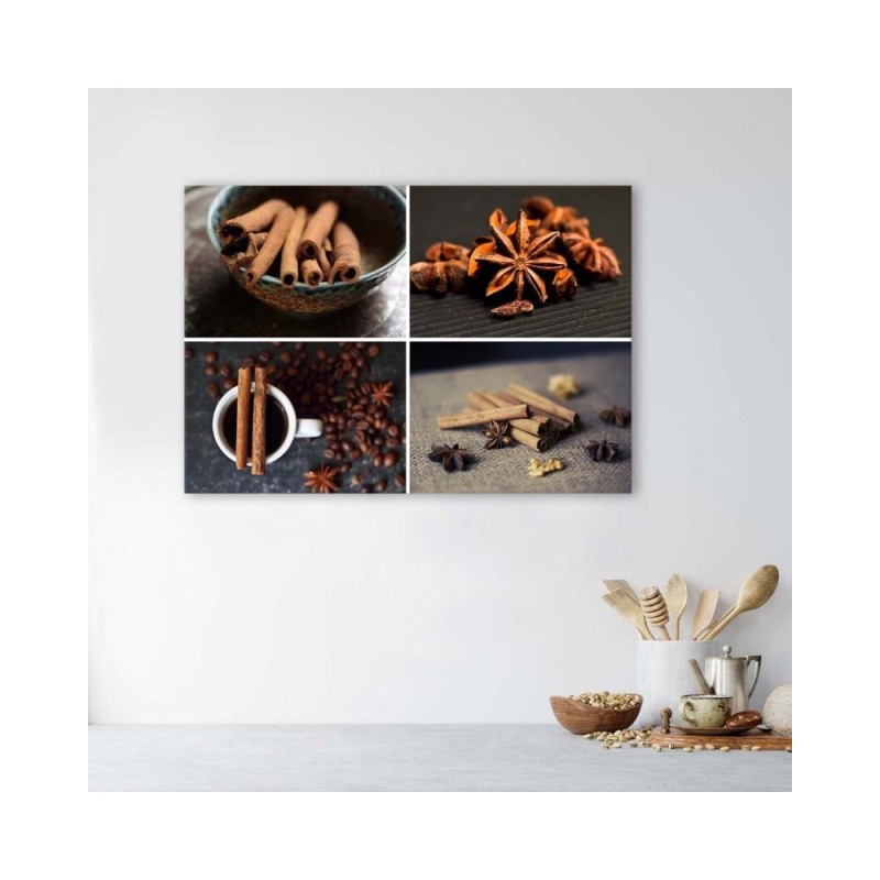 Bild auf Leinwand - Zimt zur Dekoration | Feeby
