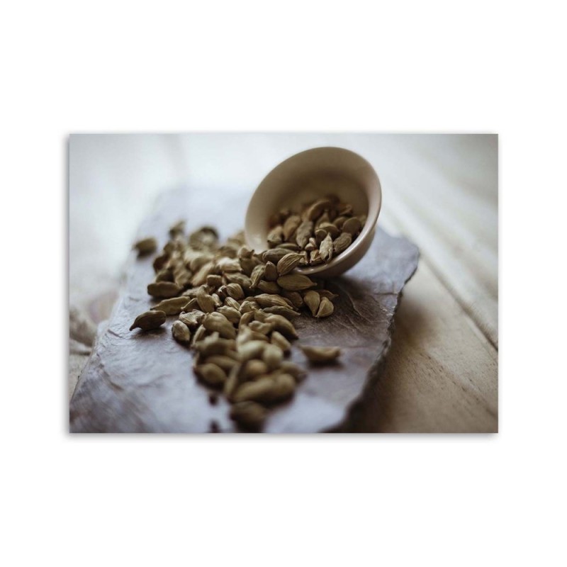 Leinwandbild - Küchengewürze - Kardamom | Feeby
