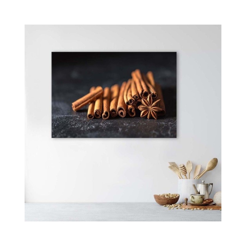 Wandbild für Wohnzimmer - Küche - Zimt | Feeby