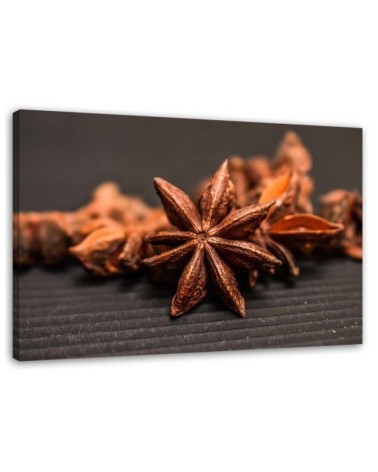 Canvas painting for the kitchen - Cinnamon and aniseed | FEEBY