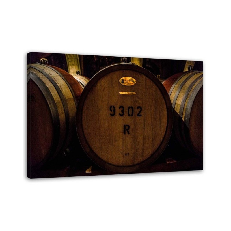 Bild auf Leinwand - Weinfässer | Feeby