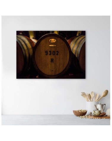 Bild auf Leinwand - Weinfässer | Feeby