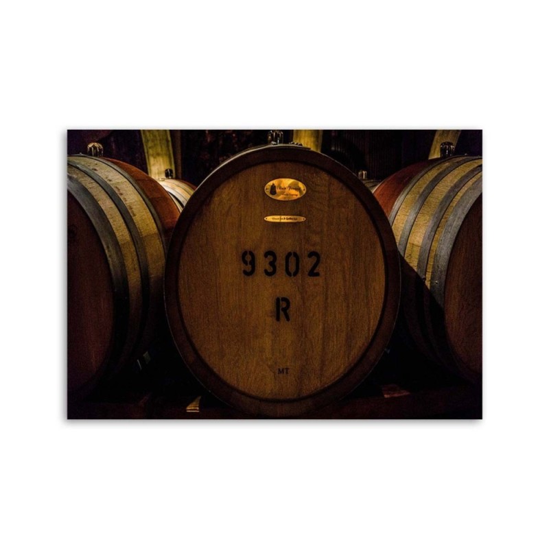 Bild auf Leinwand - Weinfässer | Feeby