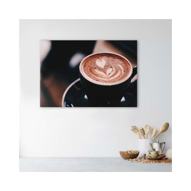 Leinwandbild - Kaffee-Dekoration | Feeby