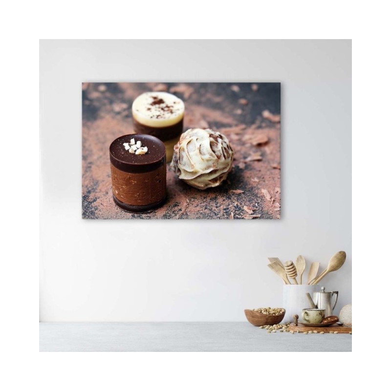 Bild auf Leinwand - Kaffee-Bonbons | Feeby