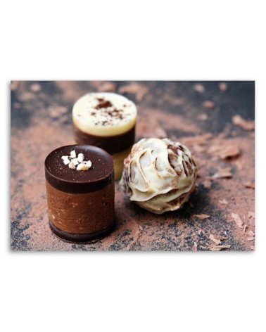 Bild auf Leinwand - Kaffee-Bonbons | Feeby