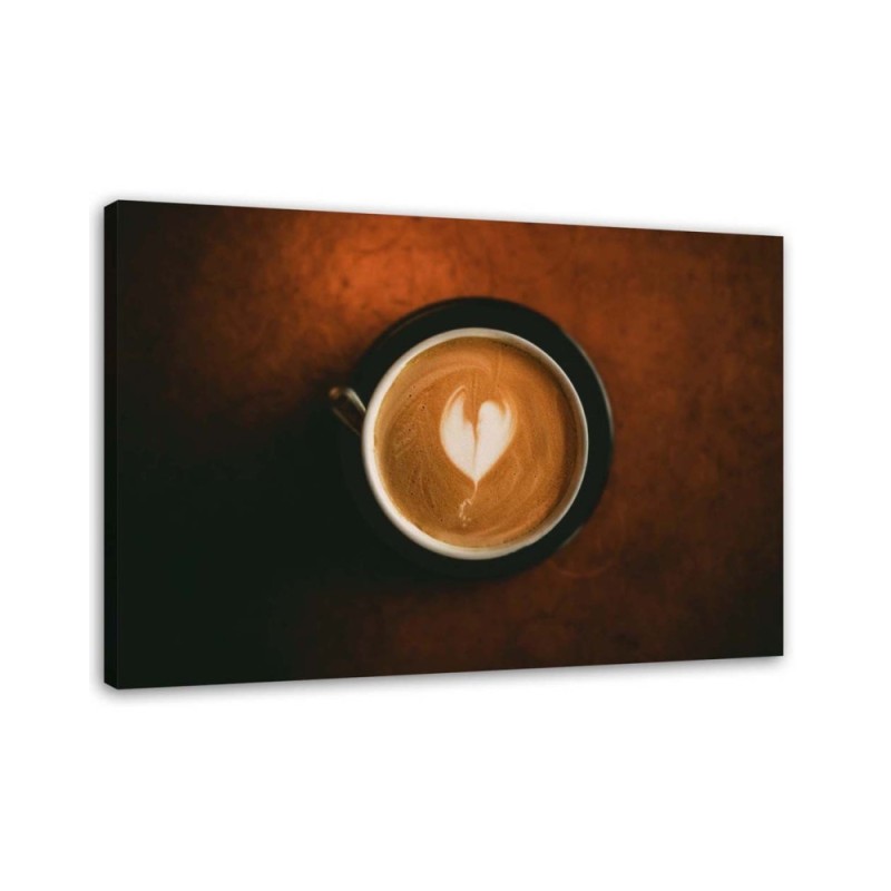 Leinwandbild - Eine Tasse Kaffee | Feeby