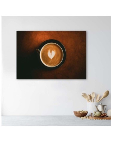 Leinwandbild - Eine Tasse Kaffee | Feeby