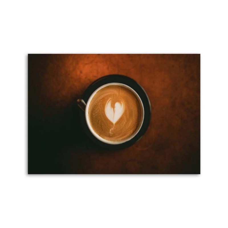 Leinwandbild - Eine Tasse Kaffee | Feeby