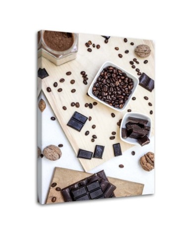 Elegant Canvas paintings for the kitchen - Coffee and sweets | FEEBY