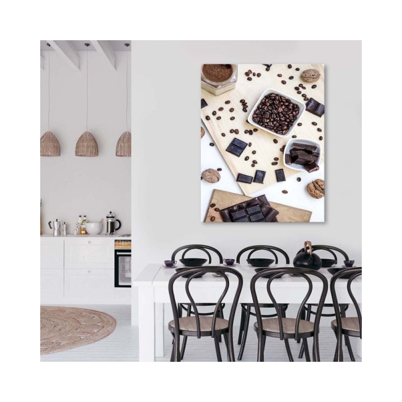 Leinwandbild - Kaffee-Chaos | Feeby