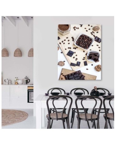 Leinwandbild - Kaffee-Chaos | Feeby