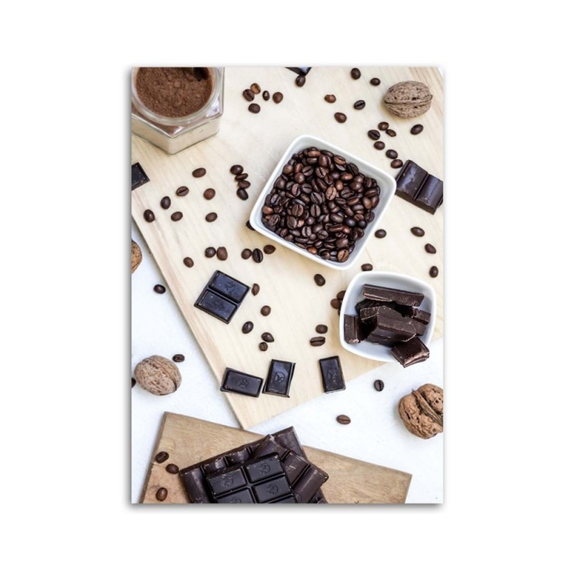 Leinwandbild - Kaffee-Chaos | Feeby