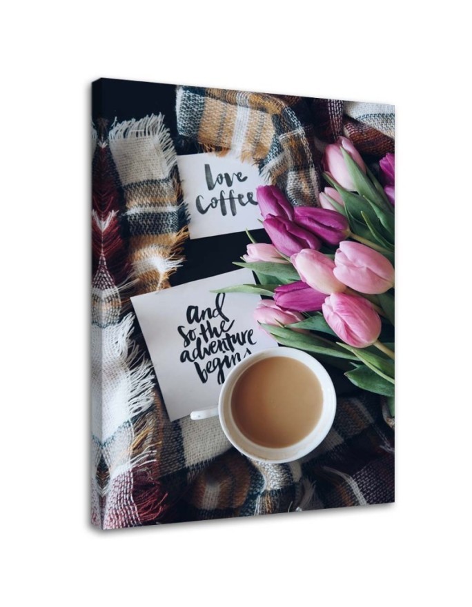 Modernes Wandbild - Kaffeevormittag | Feeby