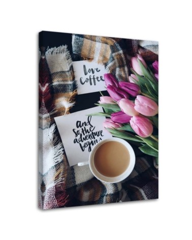 Canvas prints idea for the kitchen - Morning with coffee | FEEBY