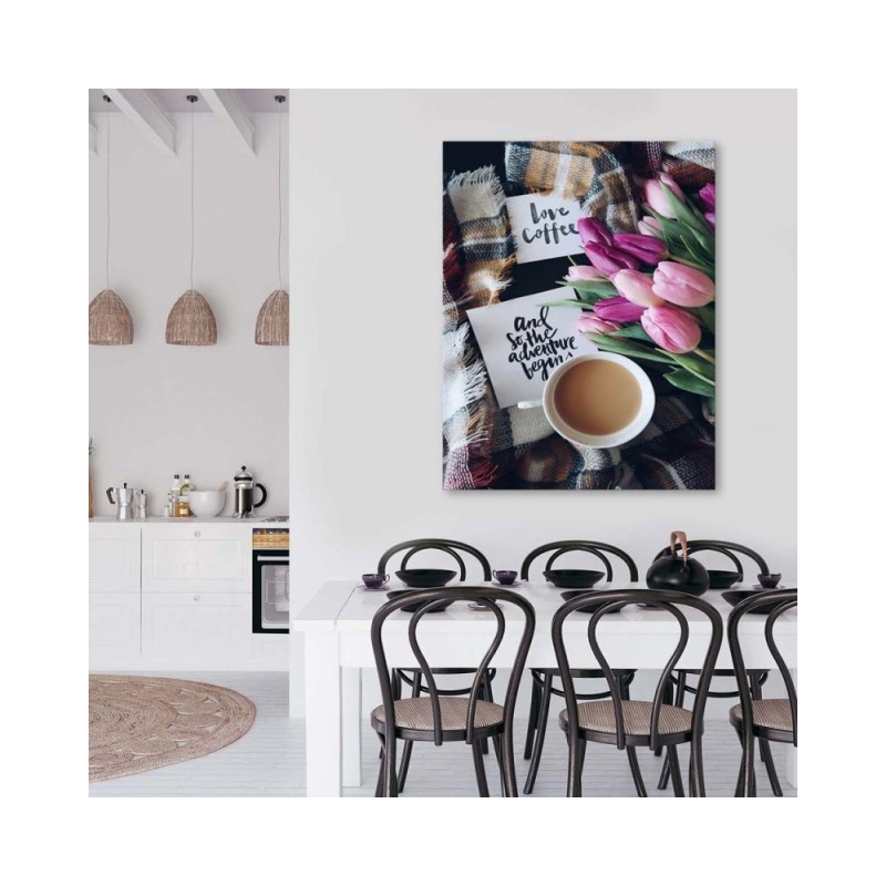 Modernes Wandbild - Kaffeevormittag | Feeby