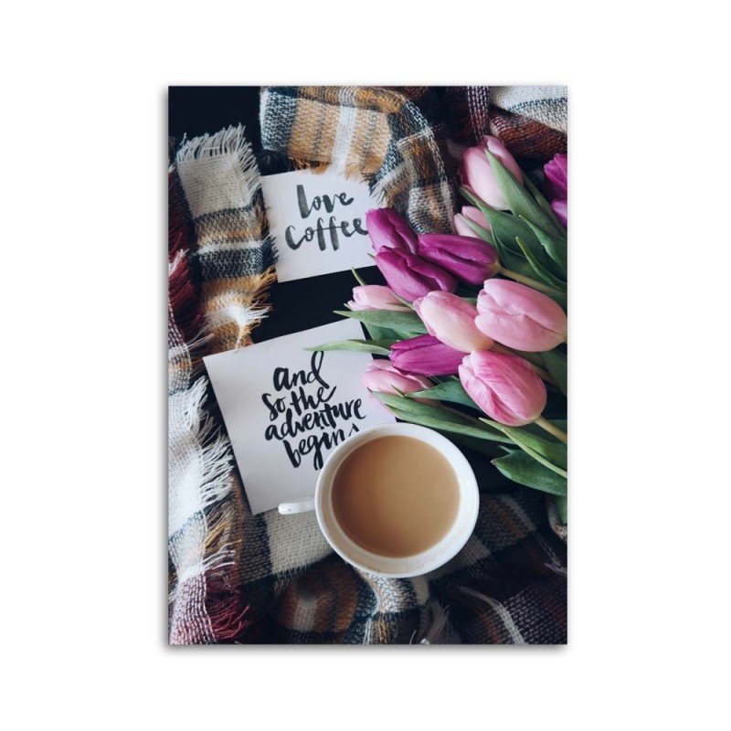 Modernes Wandbild - Kaffeevormittag | Feeby