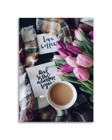 Modernes Wandbild - Kaffeevormittag | Feeby