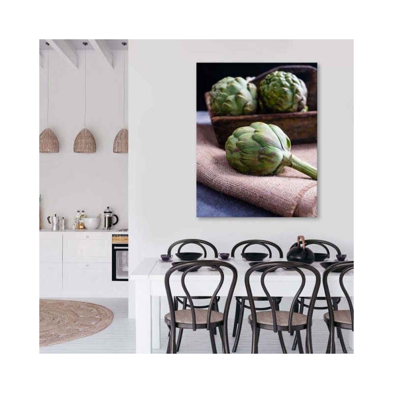 Bild auf Leinwand - Frische Artischocken | Feeby