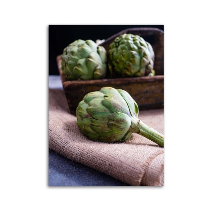 Bild auf Leinwand - Frische Artischocken | Feeby