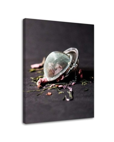 Decorative Canvas painting for the kitchen - Rose tea | FEEBY