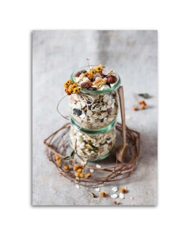 Bild auf Leinwand - Haferflocken | Feeby