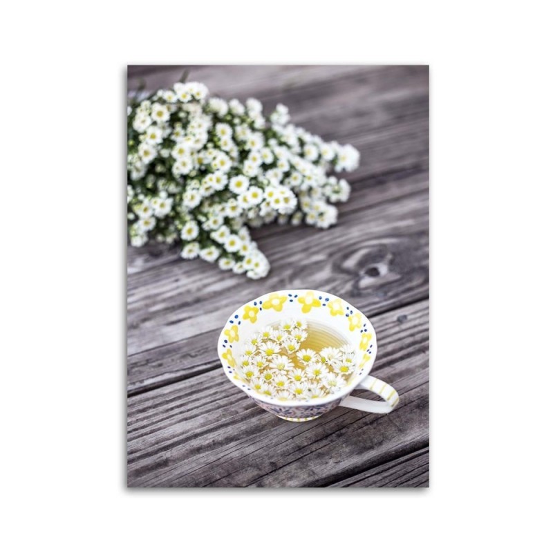 Leinwandbild - Kamille-Aufguss | Feeby