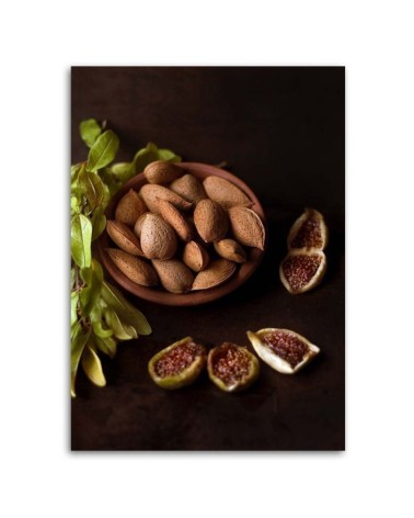 Bild auf Leinwand - Geschälte Mandeln | Feeby