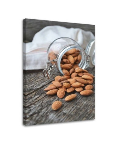 Leinwandbild modern - Gebrannte Mandeln | Feeby