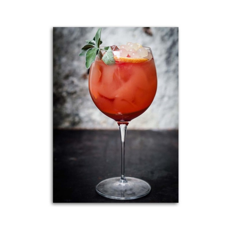 Leinwandbild - Drink on the rocks | Feeby