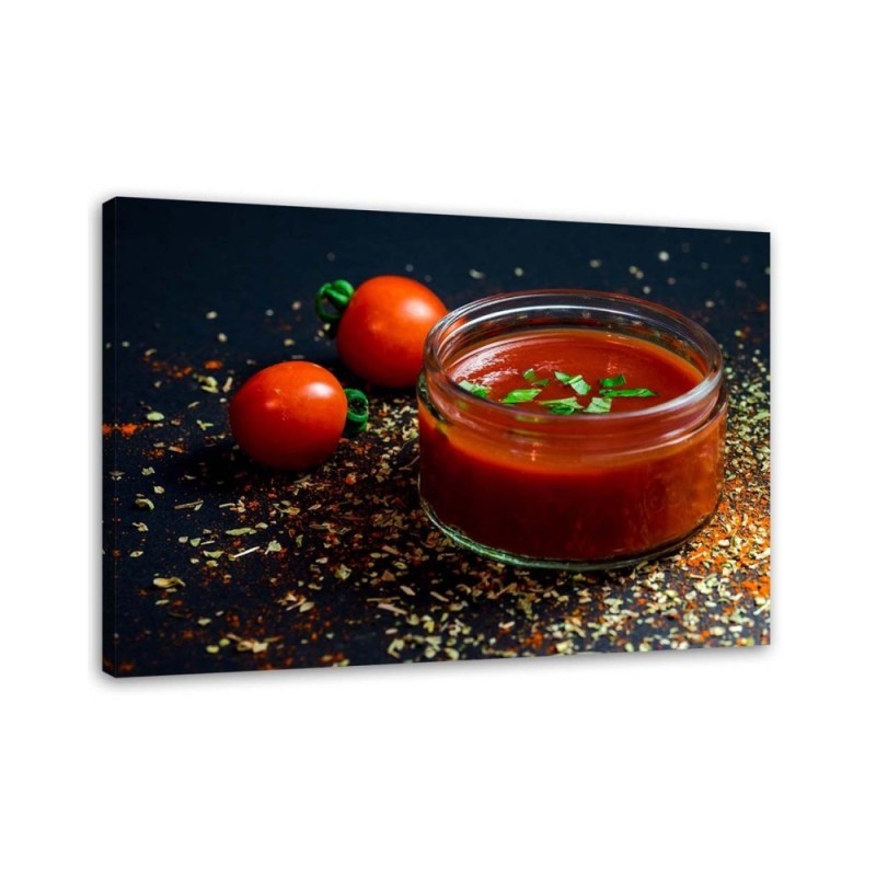 Leinwandbild - Tomatensahne | Feeby