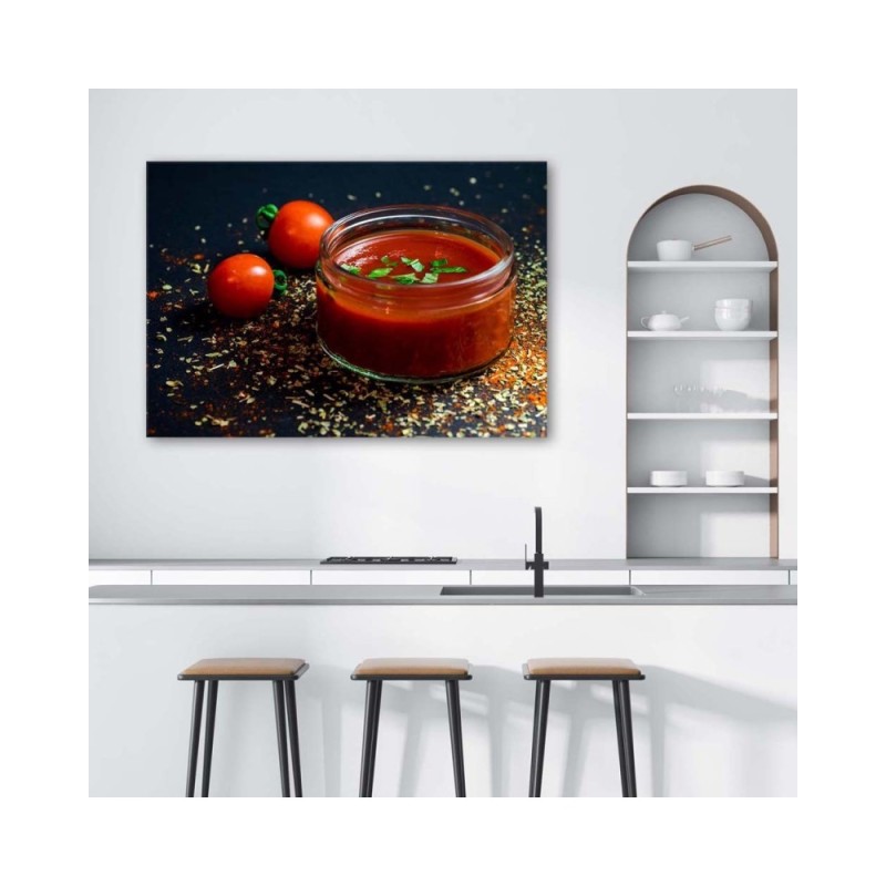 Leinwandbild - Tomatensahne | Feeby