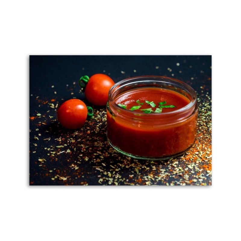 Leinwandbild - Tomatensahne | Feeby