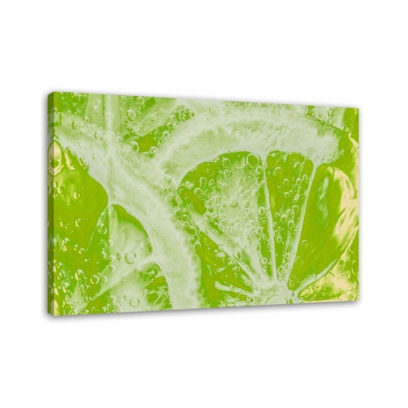 Bild auf Leinwand - Saftige Limette | Feeby