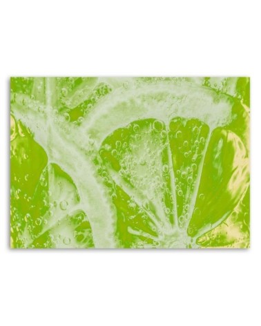 Bild auf Leinwand - Saftige Limette | Feeby