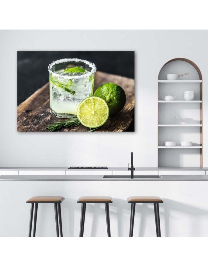 Designerskie obrazy dla domu - Orzeźwiający drink z limonką | FEEBY