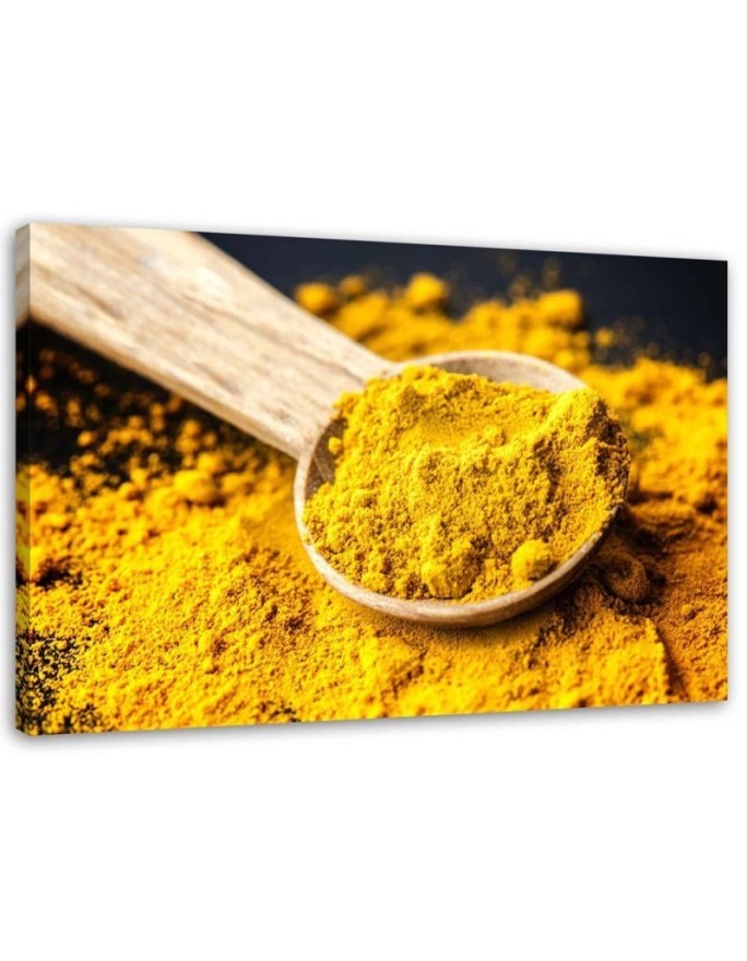 Wandbild für Wohnzimmer - Kurkuma | Feeby