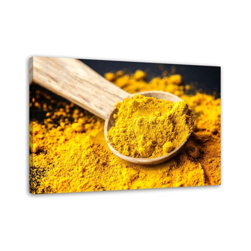 Wandbild für Wohnzimmer - Kurkuma | Feeby