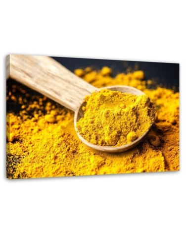 Wandbild für Wohnzimmer - Kurkuma | Feeby