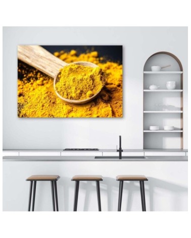 Wandbild für Wohnzimmer - Kurkuma | Feeby