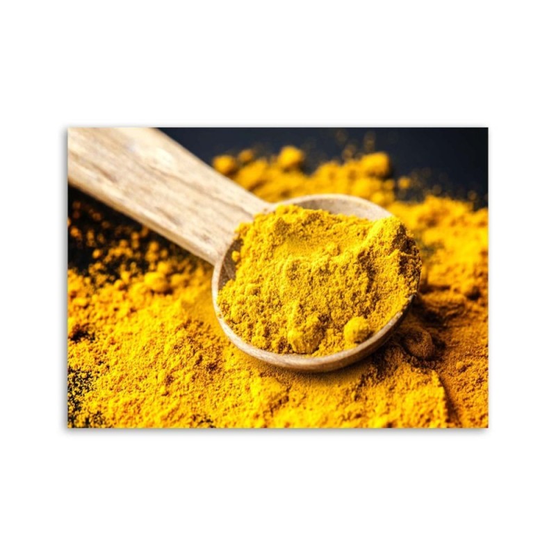 Wandbild für Wohnzimmer - Kurkuma | Feeby