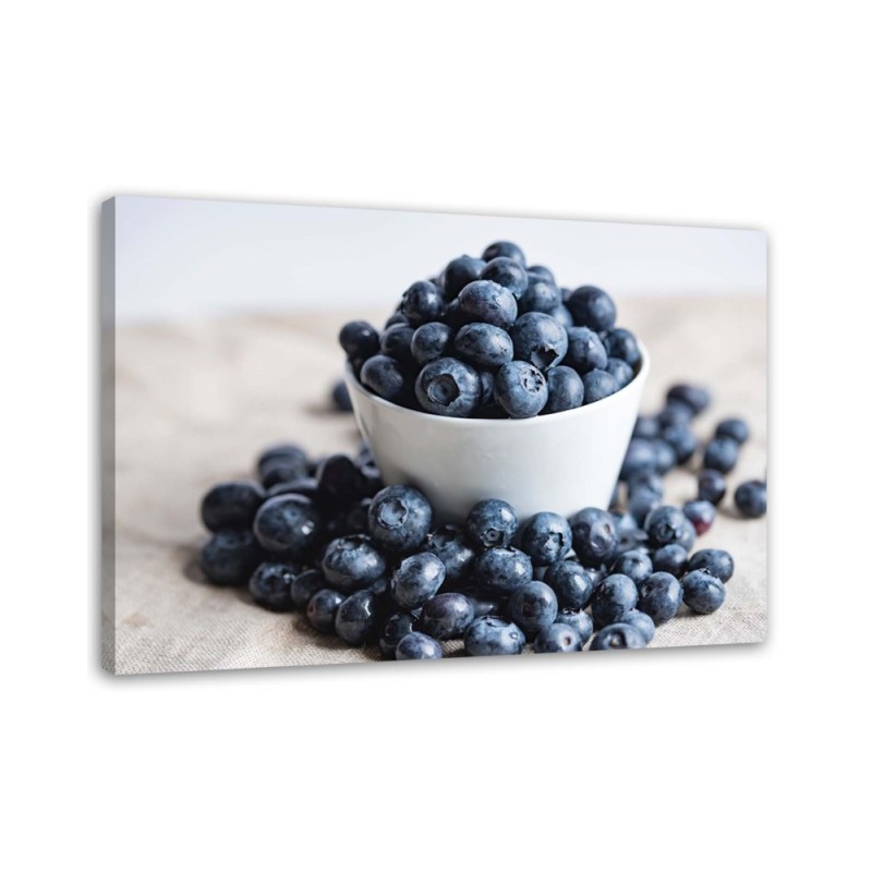 Leinwandbild - Beeren in einer Schale | Feeby